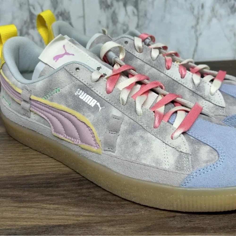 Puma Gray and Pink 2021 KidSuper Studios x Suede Vintage 'Lupine'